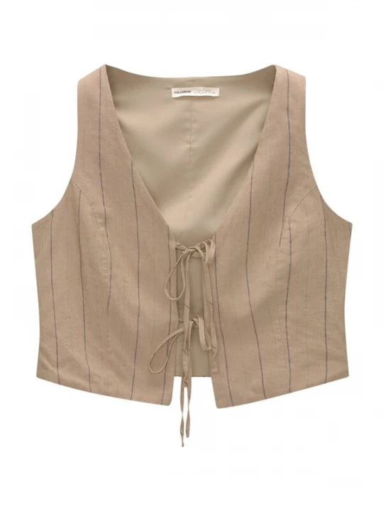 Foto van product Pull&Bear Gilet navy / bruin