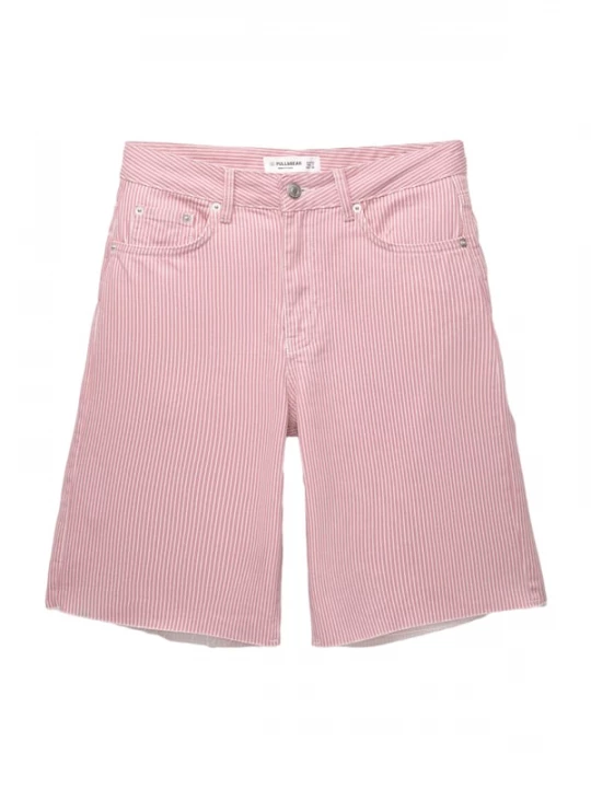 Foto van product Pull&Bear Jeans rood / wit