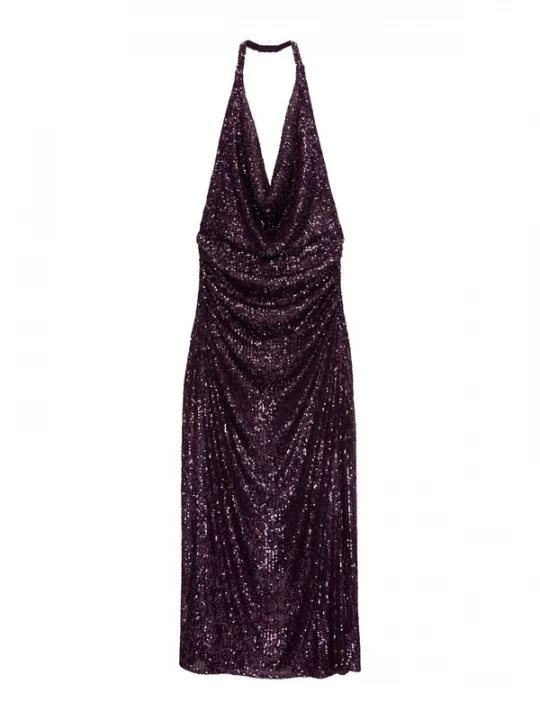 Foto van product Pull&Bear Jurk aubergine