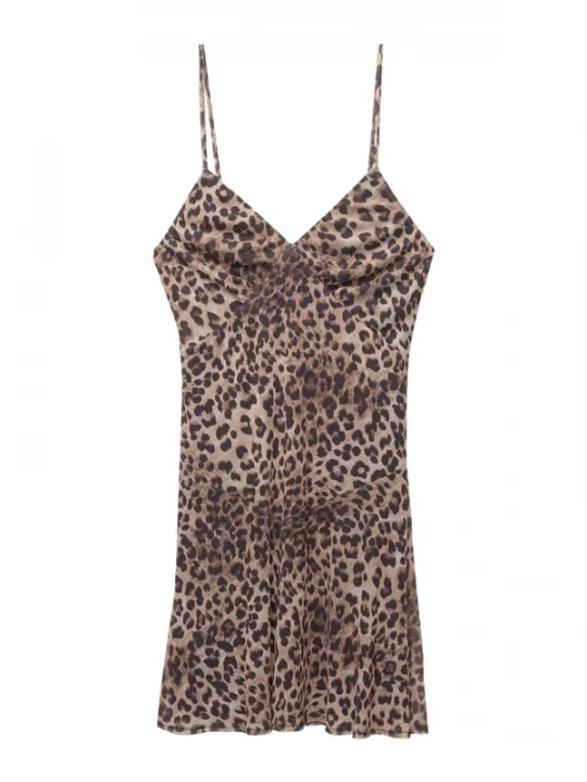 Foto van product Pull&Bear Jurk bruin / chocoladebruin / zwart