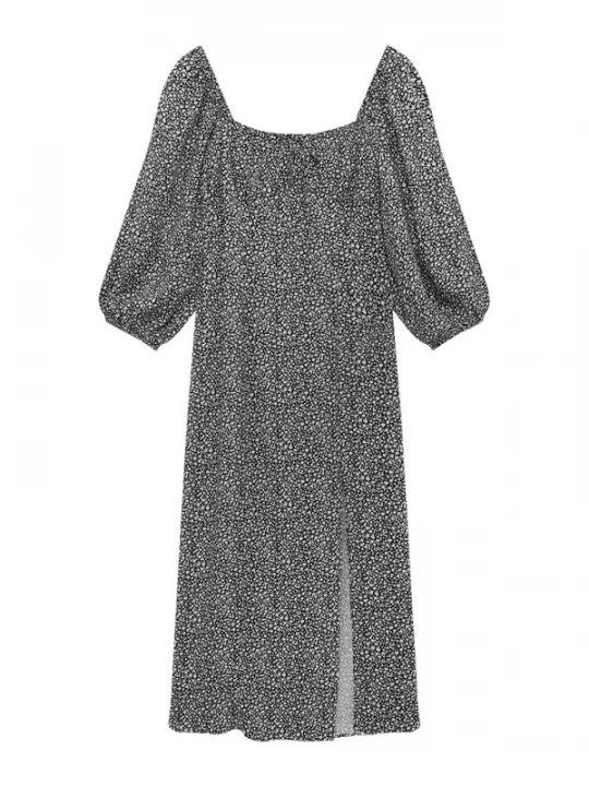 Foto van product Pull&Bear Jurk zwart / offwhite