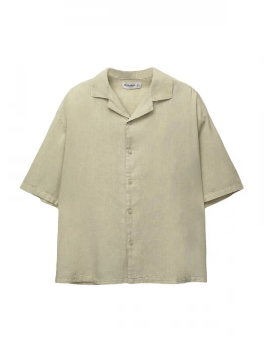 Foto van product Pull&Bear Overhemd beige