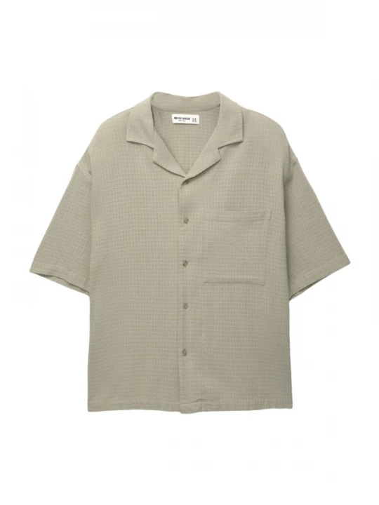 Foto van product Pull&Bear Overhemd pastelgroen