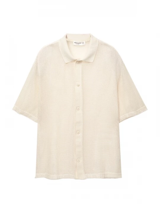 Foto van product Pull&Bear Overhemd wolwit