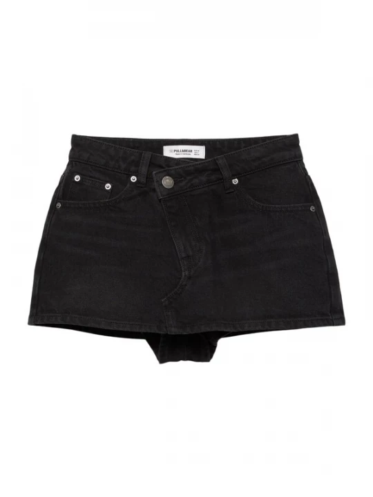 Foto van product Pull&Bear Rok black denim
