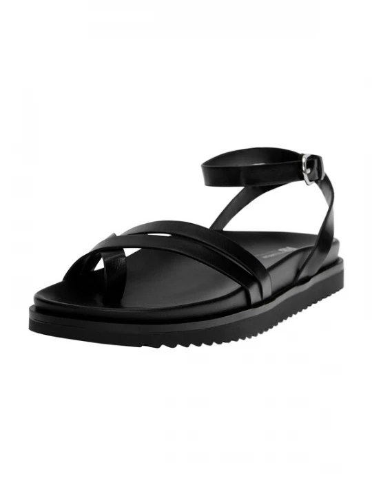 Foto van product Pull&Bear Sandalen met riem zwart