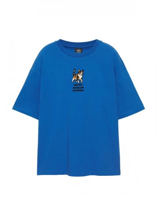 Foto van product Pull&Bear Shirt blauw / pueblo / zwart / wit