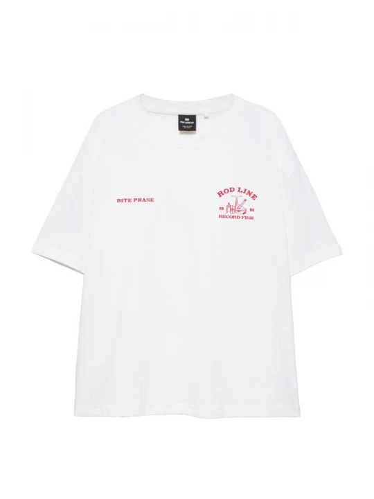 Foto van product Pull&Bear Shirt blauw / rood / zwart / wit