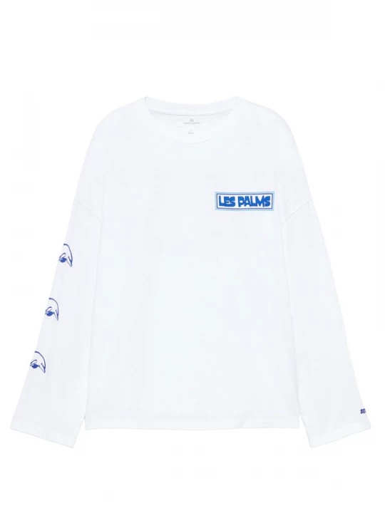 Foto van product Pull&Bear Shirt blauw / royal blue / koningsblauw / lichtblauw / wit