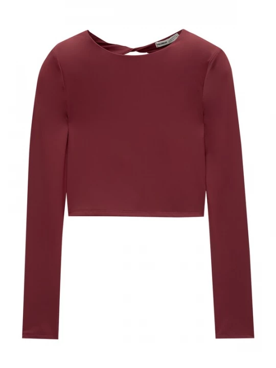 Foto van product Pull&Bear Shirt karmijnrood