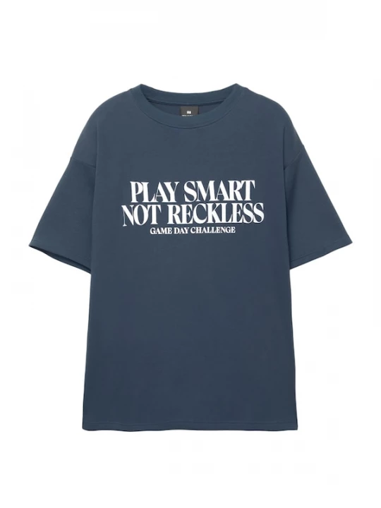 Foto van product Pull&Bear Shirt saffier / wit