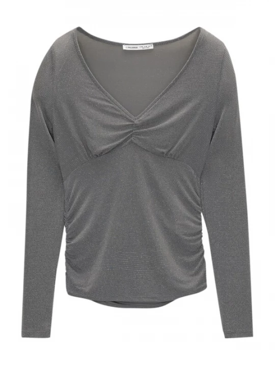 Foto van product Pull&Bear Shirt smoky blue