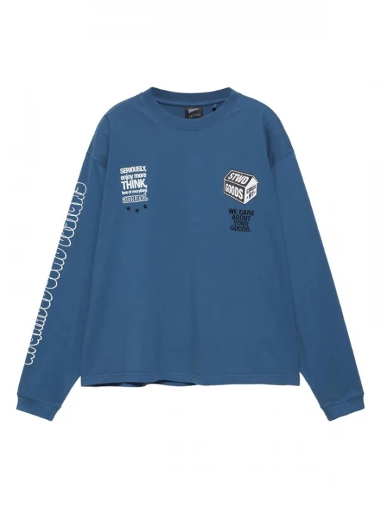 Foto van product Pull&Bear Shirt 'STWD COMMUNITY PLAYER' saffier / zwart / wit