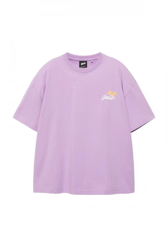 Foto van product Pull&Bear Shirt 'STWD COMMUNITY REFRESH' curry / lavendel / wit