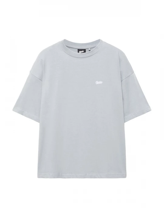 Foto van product Pull&Bear Shirt 'STWD' duifblauw / wit