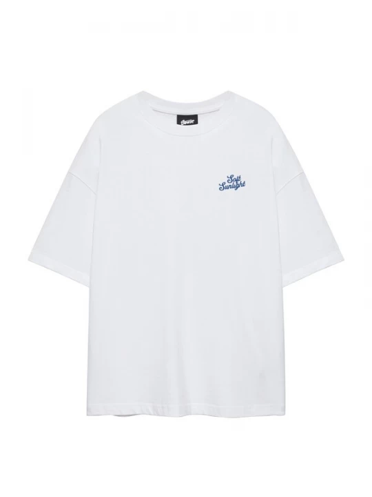 Foto van product Pull&Bear Shirt 'SUMMER PEACH' wit