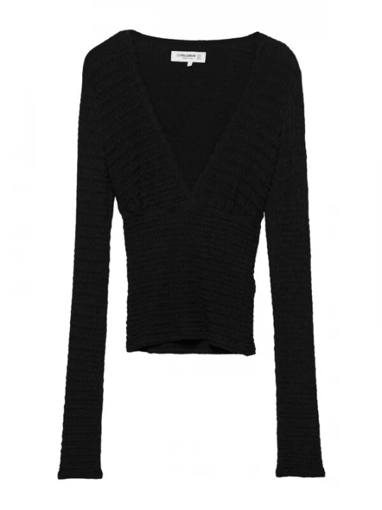 Foto van product Pull&Bear Shirt zwart