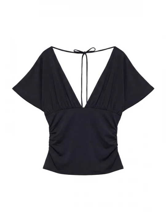 Foto van product Pull&Bear Shirt zwart