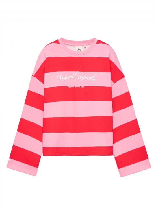 Foto van product Pull&Bear Sweatshirt rosa / rood / wit