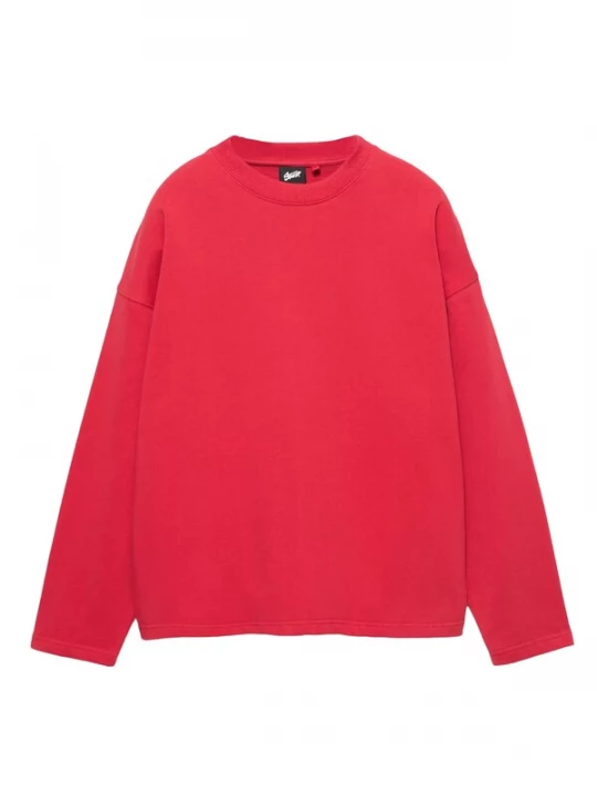 Foto van product Pull&Bear Sweatshirt 'STWD' rood / zwart