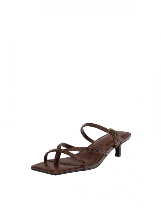 Foto van product Pull&Bear Teenslipper chocoladebruin
