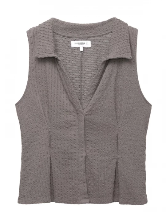 Foto van product Pull&Bear Top aardetinten