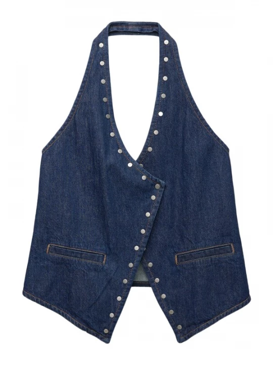 Foto van product Pull&Bear Top donkerblauw