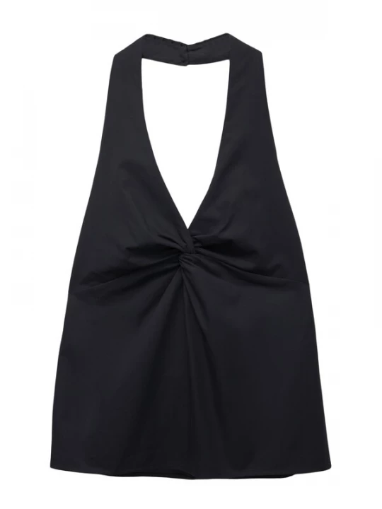 Foto van product Pull&Bear Top donkerblauw