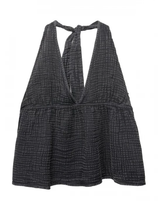 Foto van product Pull&Bear Top donkergrijs