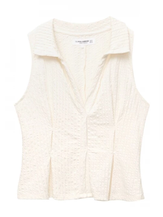 Foto van product Pull&Bear Top ecru