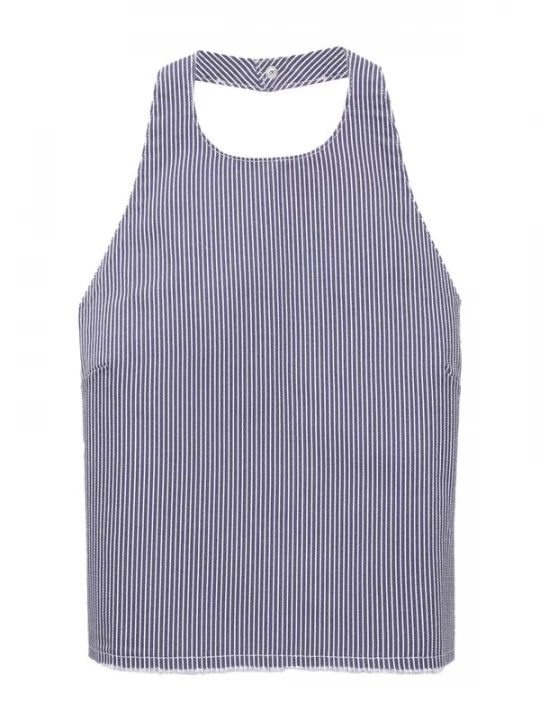 Foto van product Pull&Bear Top saffier / wit