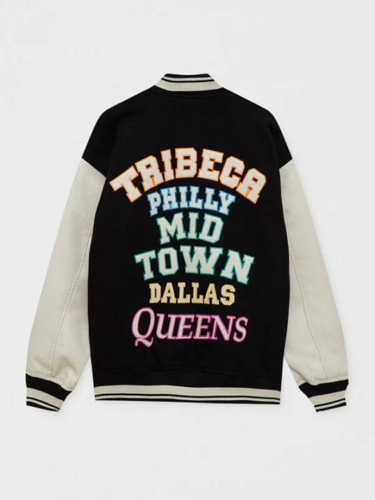 Foto van product Pull&Bear Tussenjas crème / zwart