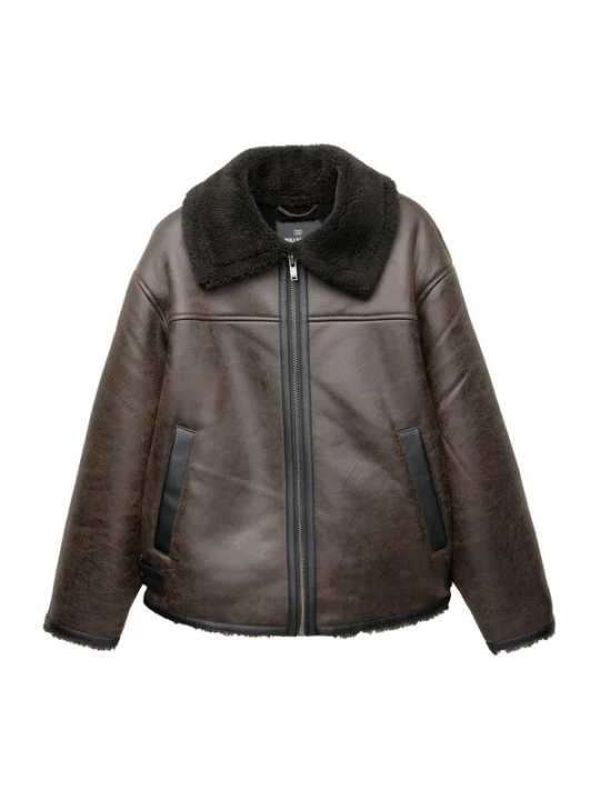 Foto van product Pull&Bear Tussenjas donkerbruin