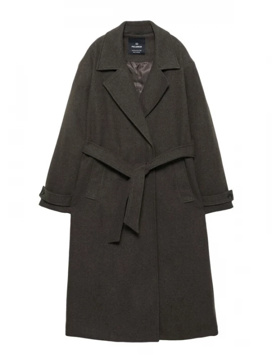 Foto van product Pull&Bear Tussenmantel donkerbruin