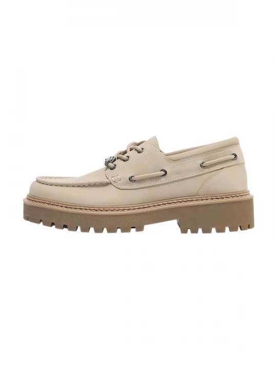 Foto van product Pull&Bear Veterschoen 'NAUTICO STWD' beige