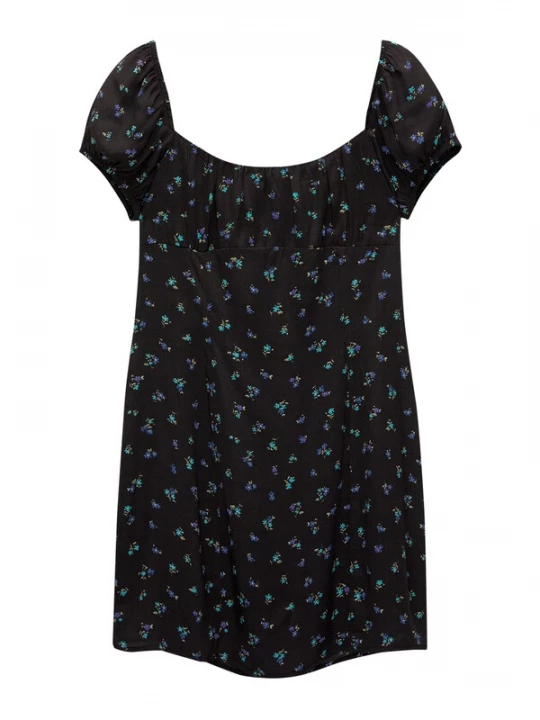 Foto van product Pull&Bear Zomerjurk blauw / aqua / kaki / zwart