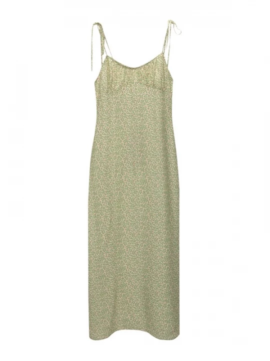 Foto van product Pull&Bear Zomerjurk bruin / groen / pastelgroen