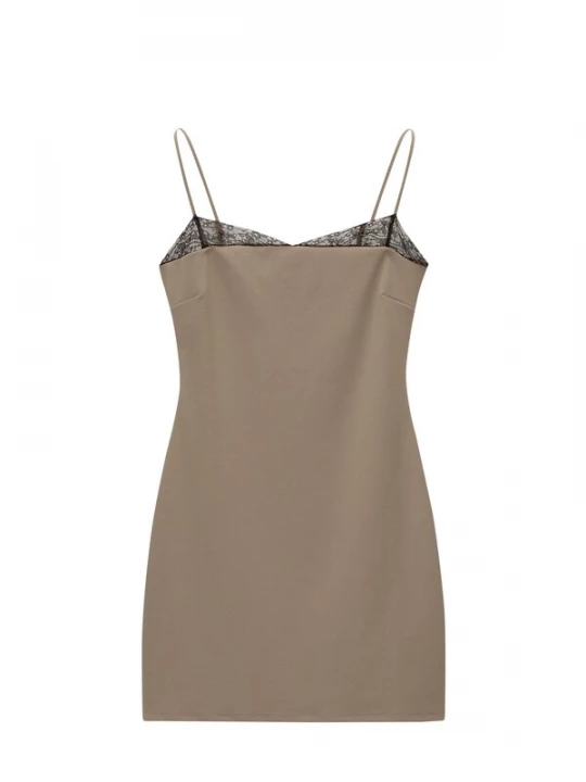 Foto van product Pull&Bear Zomerjurk bruin / zwart