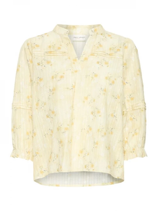 Foto van product Pulz Blouse 'PZBELLAROSE' oker