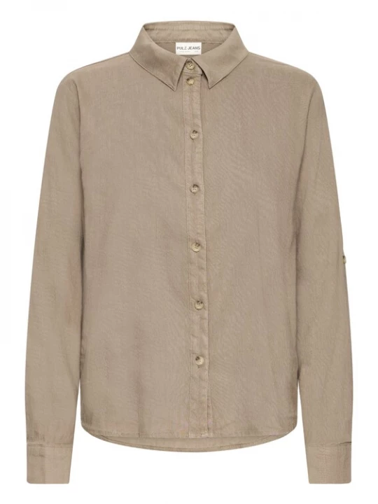 Foto van product Pulz Blouse 'PZLUCA' ombergrijs