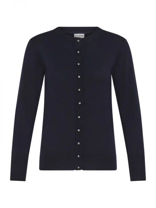 Foto van product Pulz Gebreid vest ' PZSARA' donkerblauw