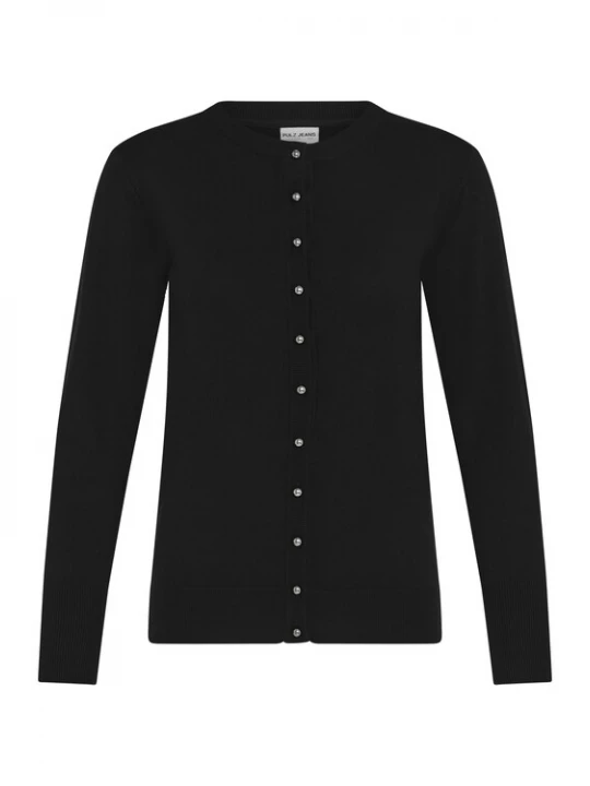 Foto van product Pulz Gebreid vest 'PZSARA' zwart