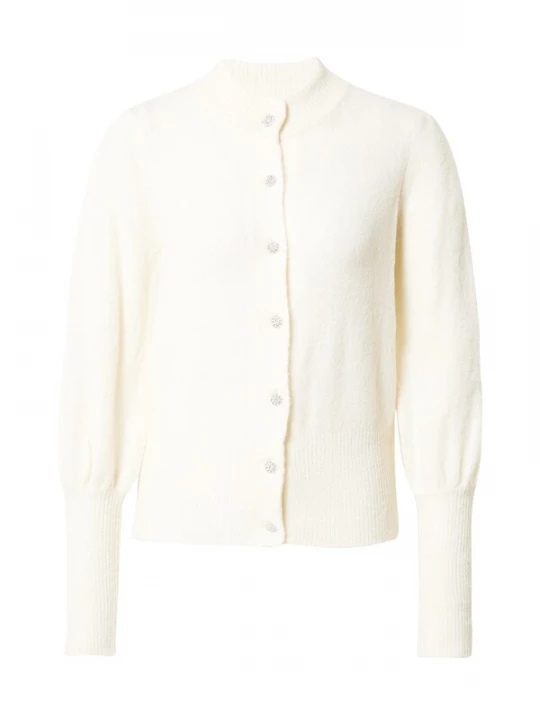 Foto van product PULZ Jeans Gebreid vest 'Astrid' wolwit
