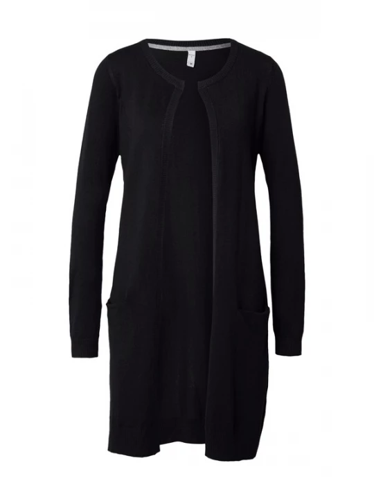 Foto van product PULZ Jeans Gebreid vest 'PZSARA' zwart
