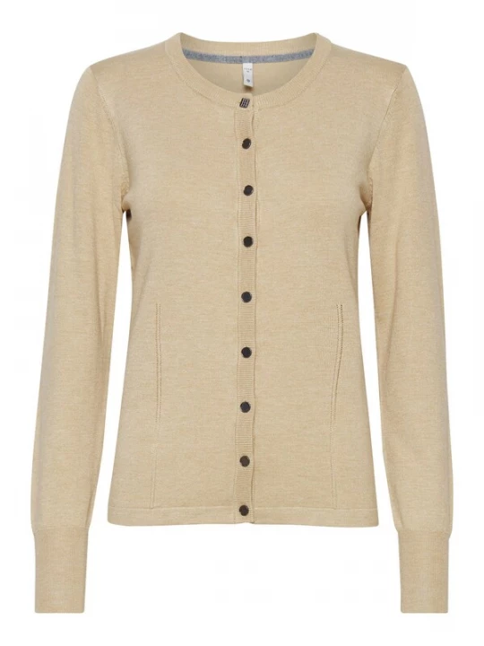 Foto van product PULZ Jeans Gebreid vest 'Sara' lichtbeige