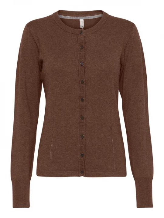 Foto van product PULZ Jeans Gebreid vest 'Sara' sepia