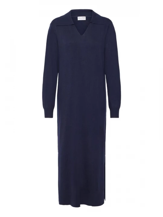 Foto van product PULZ Jeans Gebreide jurk 'SARA' donkerblauw