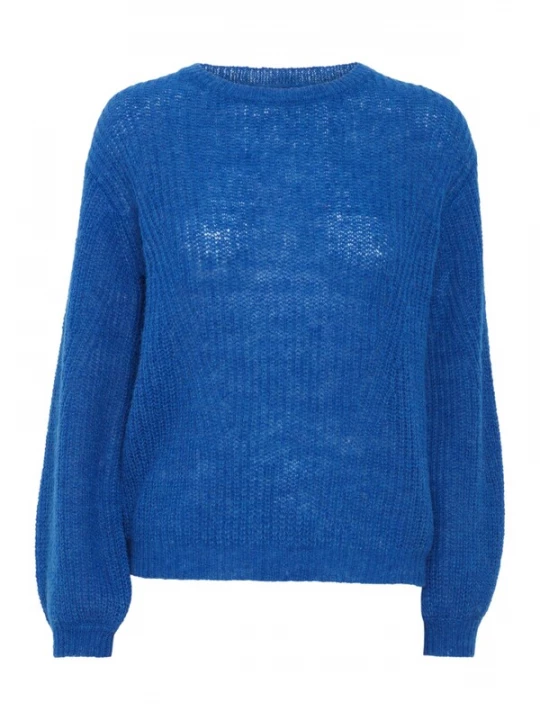 Foto van product PULZ Jeans Trui 'IRIS ' royal blue / koningsblauw