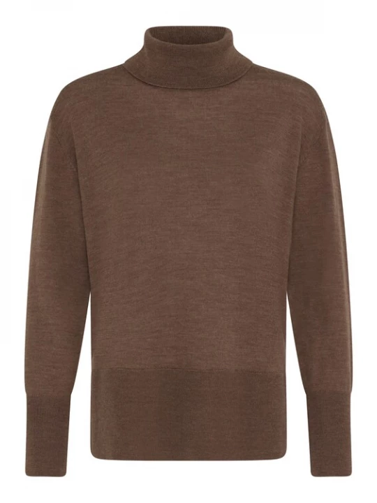 Foto van product PULZ Jeans Trui ' SADIE' bruin