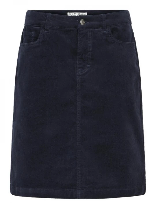 Foto van product Pulz Rok 'SALLY' donkerblauw